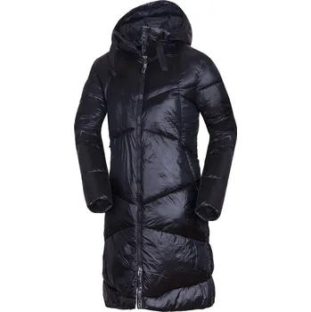 Dámská větrovka Northfinder Dámská zimní bunda zateplená dlouhá CONSTANCE, černá, XL