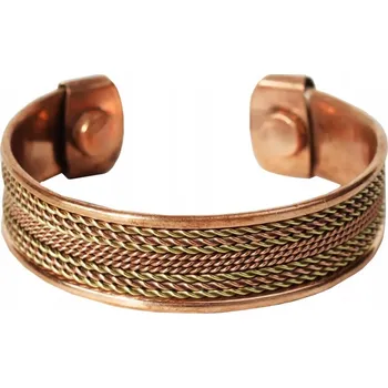 Náramek Měděný náramek Moma Ayurveda ROYAL5 s magnety