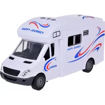 autíčko Interaktivní dětský karavan s otevíracími dveřmi + zvuk, světlo