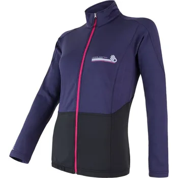 Cyklistická bunda dámská bunda SENSOR PROFI dámská bunda černá/fialová - M