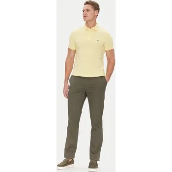 Pánské tričko Tommy Hilfiger Polokošile 1985 MW0MW17771 Žlutá Slim Fit 3XL