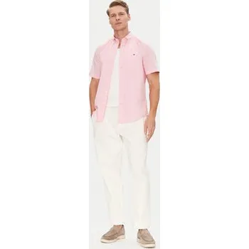 Pánská košile Tommy Hilfiger Košile MW0MW37584 Růžová Regular Fit L