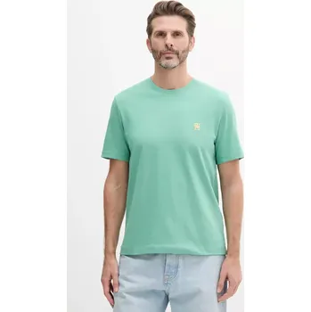 Pánské tričko Bavlněné tričko Tommy Hilfiger MW0MW39256 zelená 76X, vel. S