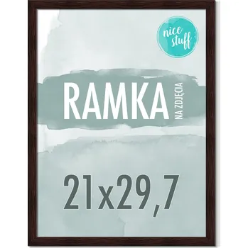 Obraz RÁMEČEK NA FOTOGRAFIE 21x30 A4 RÁMEČKY NA FOTOGRAFII 21x29,7 tmavě HNĚDÁ hnědá
