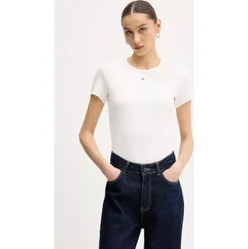 Dámské tričko Tričko Tommy Jeans 2-pack dámské, černá barva, DW0DW21430 99C, vel. XS