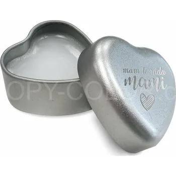 Gravírování Balzám na rty v krabičce ve tvaru srdce - MÁM TĚ RÁDA MAMI