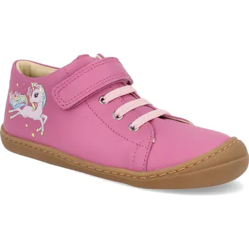 Barefoot dětské tenisky Koel - Bonny Unicorn fuchsia růžové Velikost: 31