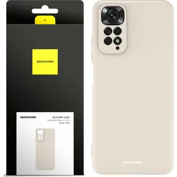 Pouzdro na mobilní telefon Zadní Kryt Spacecase pro Xiaomi Redmi Note 11, Redmi Note 11S béžový