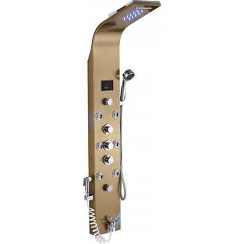 Sprchový panel Sprchový panel Arizone s hydromasáží a termostatem, černý