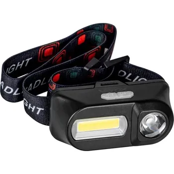 Čelovka LED Stmívatelná nabíjecí čelovka 2xLED/5V IP44 210 lm 2000 mAh