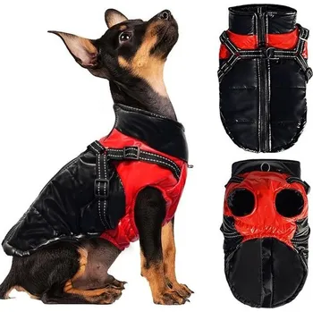 Kosmetika pro psa Darryy Dog Jacket Zimní vesta Bundy Psí kabát Psí svetr Pet Lyžařský kostým Bez rukávů Bavlněná