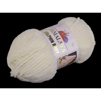 Příze Pletací žinylková příze Dolphin Baby 100 g