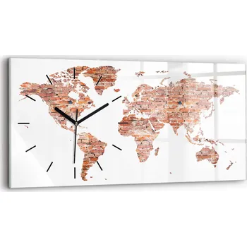 Hodiny Nástěnné hodiny Wallfluent hnědé 60 cm