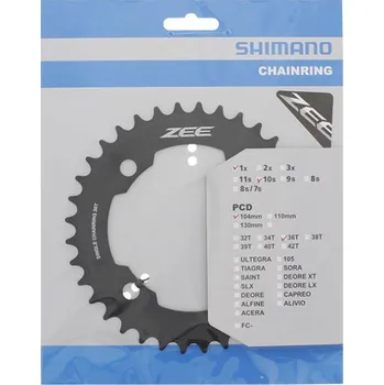 Převodník na kolo SHIMANO Převodník 36z. FC-M640 ZEE černá 104mm