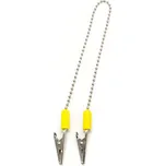 Řetízek na podbradníky / bryndáky (různé barvy), 1ks Žlutá