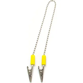 Řetízek Řetízek na podbradníky / bryndáky (různé barvy), 1ks Žlutá