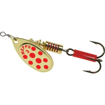 Rotační třpytka MEPPS Aglia Decoree zlatá-červené tečky 3