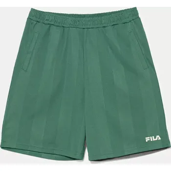 Chlapecké kraťasy Dětské kraťasy Fila IGGINGEN zelená barva, nastavitelný pas, FAT0671 77X, vel. 170-176