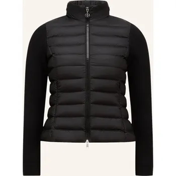 Moncler Dámská Péřová Bunda Ze Směsi Materiálů, černá, 40