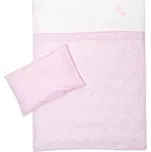Povlečení TRÄUMELAND 2-dílné do kolébky 80/80 + 35/40 krone rosa