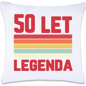 Dekorativní polštářek Dekorační polštář s potiskem 40 x 40 cm Legenda limitovaná edice Oboustranný tisk: NE