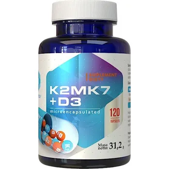 Hepatica Vitamin K2 MK7 + D3, 104 mcg + 2000 IU, 120 kapslí