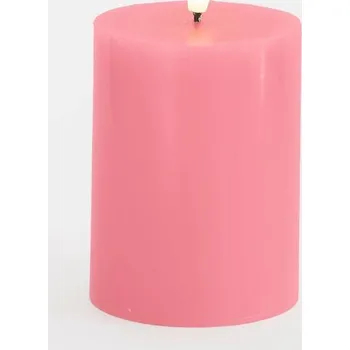 Svíčka SIRIUS Vosková LED svíčka Sille, starorůžová, 7,5 x 10 cm