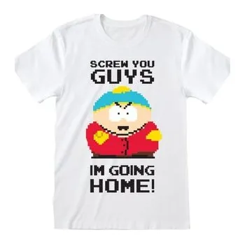 Pánské tričko Pánské tričko South Park: Jděte do háje kluci (XL) bílá bavlna