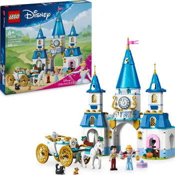 Stavebnice LEGO LEGO Disney Popelčin zámek a kočár 43275