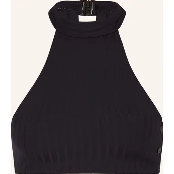 Podprsenka Watercult Dámský Horní Díl High Neck Bikin Henley Rib, černá, 42