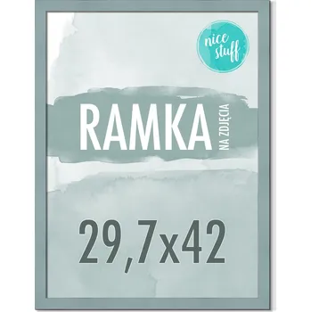 Obraz RÁMEČEK NA FOTKY A3 29,7x42 RÁMY NA FOTOGRAFIE FOTKA 42x29,7 ŠEDO-MODRÝ