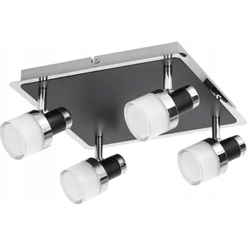 Bodové svítidlo Nástěnné svítidlo Rabalux bílé, černé, stříbrné s integrovaným LED zdrojem 20 W