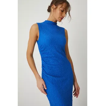 Dámské šaty Šaty Medicine modrá barva, midi, přiléhavé RS25.SUD805 55X, vel. L