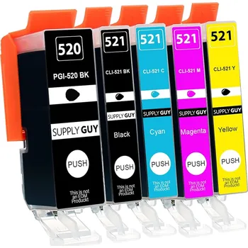 Sada Canon PGI-520XLPGBK / CLI-521CMYBK kompatibilní multipack