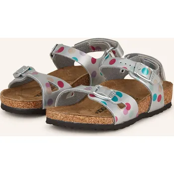 Dámské sandále Birkenstock Dívčí Sandály Rio, stříbrná / růžová / tyrkysová, 30