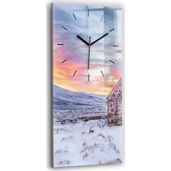 Hodiny Nástěnné hodiny Wallfluent bílé 30 cm