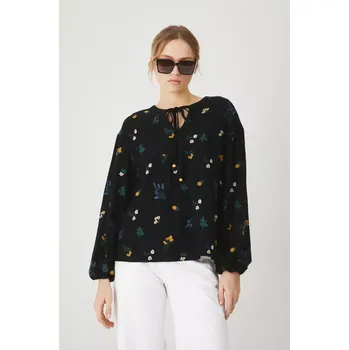 Dámská halenka Halenka s lněnou směsí Medicine RS25.BDD708 černá 99A, vel. XS