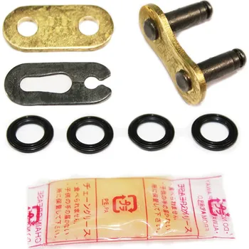 Řetězová sada pro motocykl SPOJKA ŘETĚZU ZÁMEK DID 520 VX3 VX ZLATÁ ENDURO CROSS