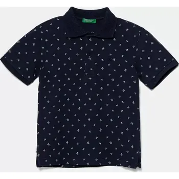 Chlapecké tričko Dětská bavlněná polokošile United Colors of Benetton tmavomodrá barva, 3H35G300X 3H35G300X.P.Seasonal 59X, vel. 104