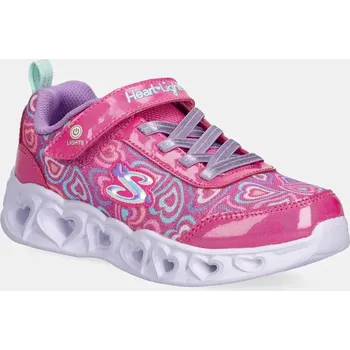 Dívčí tenisky Dětské sneakers boty Skechers HEART LIGHTS růžová barva, 303257L 42X, EUR 27.5