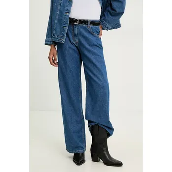 Džíny Answear.LAB dámské, high waist 3750.IWK námořnická modř 59X, vel. XS