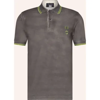 Pánská košile Fred Perry Pánská Polokošile Z Piké Regular Fit, tmavě šedá /...