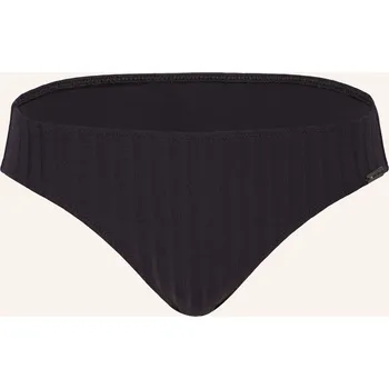 Dámské plavky Watercult Dámské Basic Bikinové Kalhotky Henley Rib, černá, 40