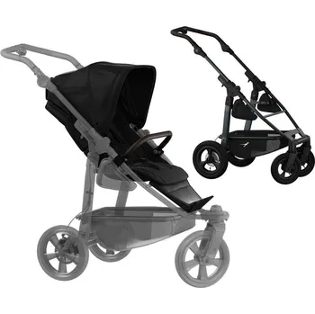 Kočárek Kočárek TFK Mono 4 frame air wheel Stroller seat unit mono/pro 2026, black