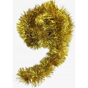 Vánoční ozdoba Vánoční řetěz na stromeček 2m červený 7cm ozdoba