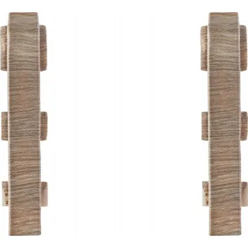 soklová lišta Spojka Salag PVC 22 x 72, délka 1 cm, dub