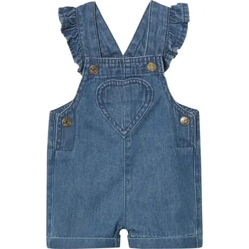 lupilu® Dětské kalhoty s laclem (modrá, 86)