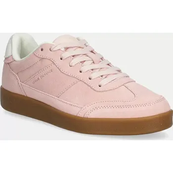 Dámské tenisky Semišové sneakers boty Armani Exchange růžová barva, XDX182 XV868 01081 XDX182.XV868.01081 30X, EUR 37