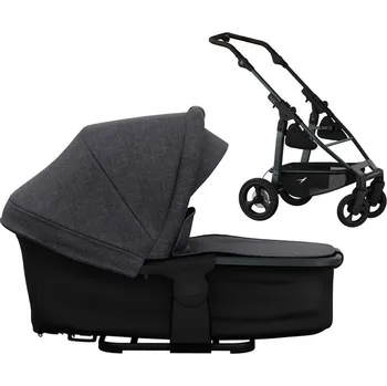 Kočárek Kočárek TFK Mono 4 frame air chamber wheel Carrycot Mono/Pro combi unit Premium 2026, black
