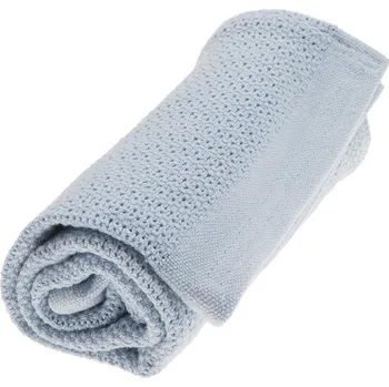 Dětská deka Deka VINTER & BLOOM Soft Grid Organic 2025, true blue